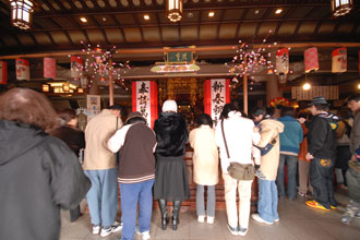 除夜の鐘　初詣